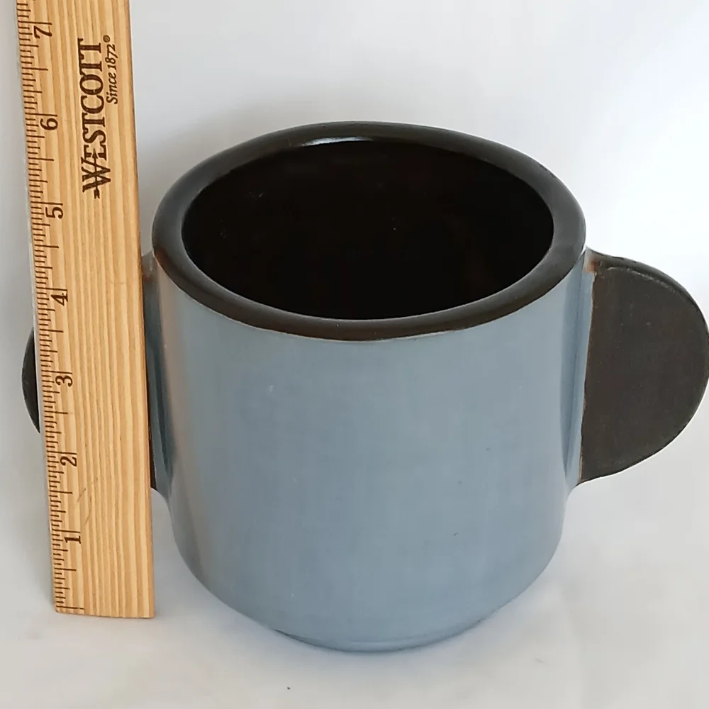 West Elm Gray Diego Olivero Nina Terracota Planter Vase Beluga Grey Decorative
